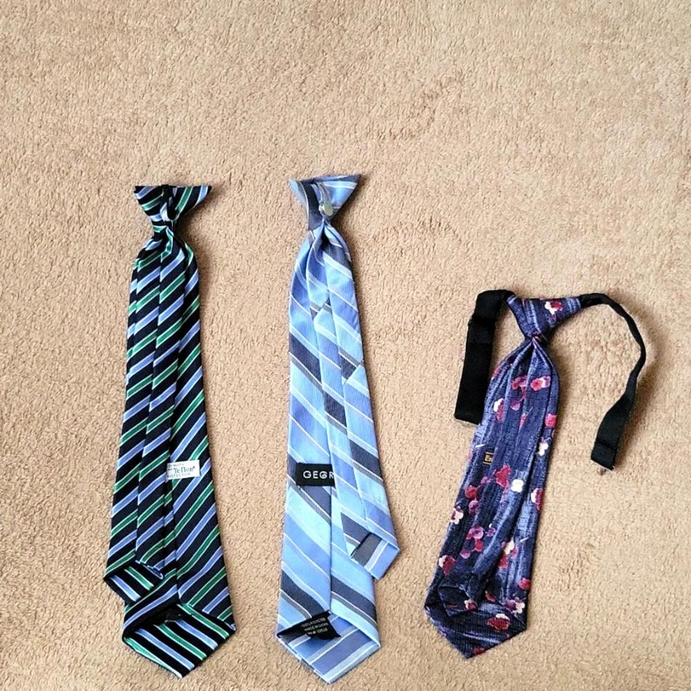 Bundle of boy neckties